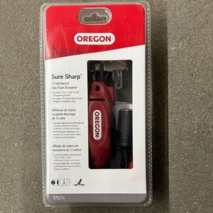 Sure Sharp 12V Electric Saw Chain Sharpener in Red